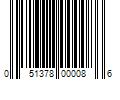 Barcode Image for UPC code 051378000086