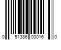 Barcode Image for UPC code 051386000160