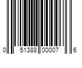 Barcode Image for UPC code 051388000076