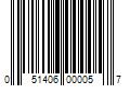 Barcode Image for UPC code 051406000057