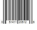 Barcode Image for UPC code 051411205126