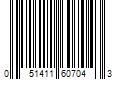 Barcode Image for UPC code 051411607043. Product Name: Halex 1/2 in. Knock-Out Seals (150-Pack)