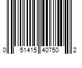 Barcode Image for UPC code 051415407502