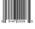 Barcode Image for UPC code 051447000085