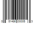 Barcode Image for UPC code 051486000053