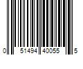 Barcode Image for UPC code 051494400555