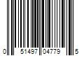 Barcode Image for UPC code 051497047795