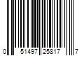 Barcode Image for UPC code 051497258177