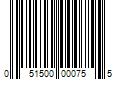 Barcode Image for UPC code 051500000755