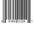 Barcode Image for UPC code 051500012291