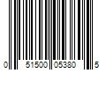 Barcode Image for UPC code 051500053805