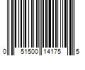 Barcode Image for UPC code 051500141755