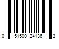 Barcode Image for UPC code 051500241363