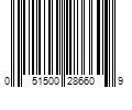 Barcode Image for UPC code 051500286609