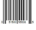 Barcode Image for UPC code 051500555385