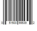 Barcode Image for UPC code 051500555392