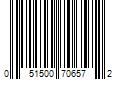 Barcode Image for UPC code 051500706572