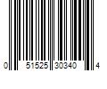 Barcode Image for UPC code 051525303404