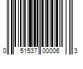 Barcode Image for UPC code 051537000063