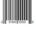 Barcode Image for UPC code 051540000005