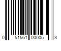 Barcode Image for UPC code 051561000053