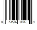 Barcode Image for UPC code 051576000079