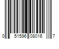 Barcode Image for UPC code 051596080167