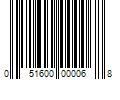 Barcode Image for UPC code 051600000068