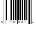 Barcode Image for UPC code 051600000914