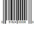 Barcode Image for UPC code 051624000068