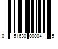 Barcode Image for UPC code 051630000045