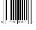 Barcode Image for UPC code 051639000077