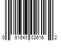 Barcode Image for UPC code 051643026162