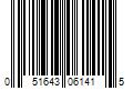 Barcode Image for UPC code 051643061415