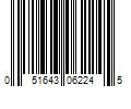 Barcode Image for UPC code 051643062245