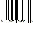 Barcode Image for UPC code 051652002539