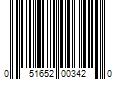 Barcode Image for UPC code 051652003420