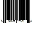 Barcode Image for UPC code 051652200010