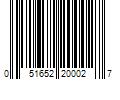 Barcode Image for UPC code 051652200027