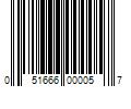 Barcode Image for UPC code 051666000057