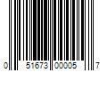 Barcode Image for UPC code 051673000057