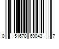 Barcode Image for UPC code 051678690437