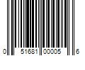 Barcode Image for UPC code 051681000056