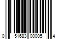 Barcode Image for UPC code 051683000054