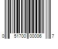 Barcode Image for UPC code 051700000067