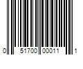 Barcode Image for UPC code 051700000111