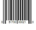 Barcode Image for UPC code 051700000210