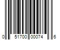 Barcode Image for UPC code 051700000746