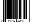 Barcode Image for UPC code 051700206117