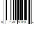 Barcode Image for UPC code 051700990504